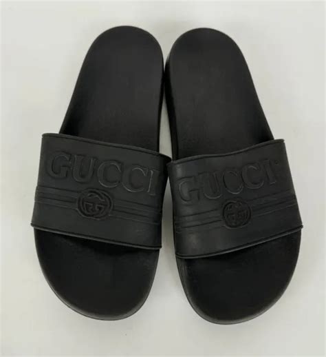 Sandali Gucci in Plastica Nero taglia 39 EU 